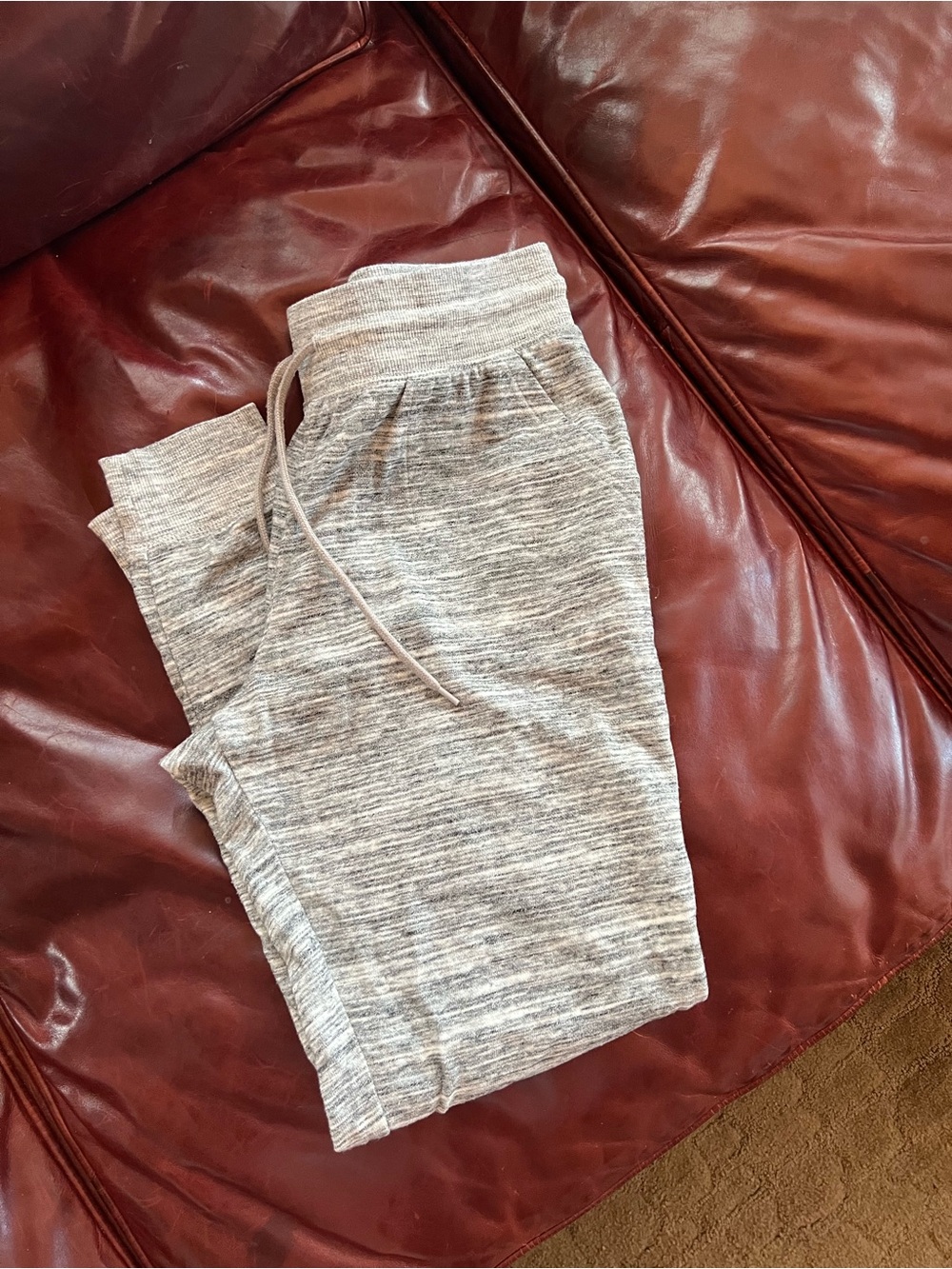 Women’s Heather Gray Drawstring Lounge jogger Pants